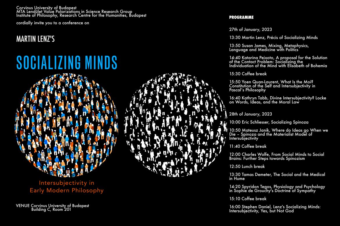 Konferencia Martin Lenz: Socializing Minds című könyvéről