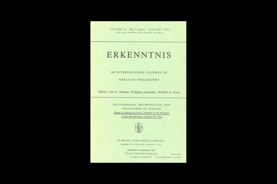 Megjelent Kertész Gergely tanulmánya az Erkenntnis folyóiratban